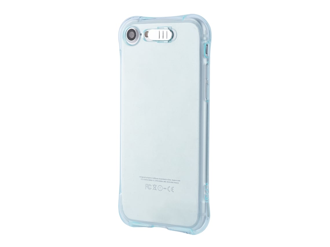 Capa de Telefone EOOCOO (flash de Chamada Entrante Azul Transparente)