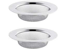 Colador de Fregadero de Aço Inoxidável Linjou 2 Piezas, 11.3cm S/MARCA