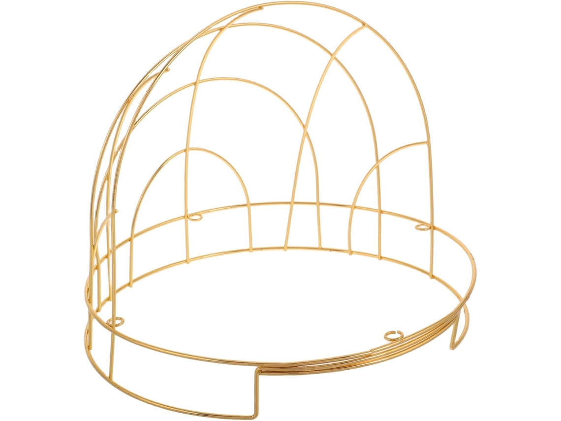Estrutura Metálica Para Guirlanda, Ideal Para Artesanato Diy, Com Base Estável E Segura.