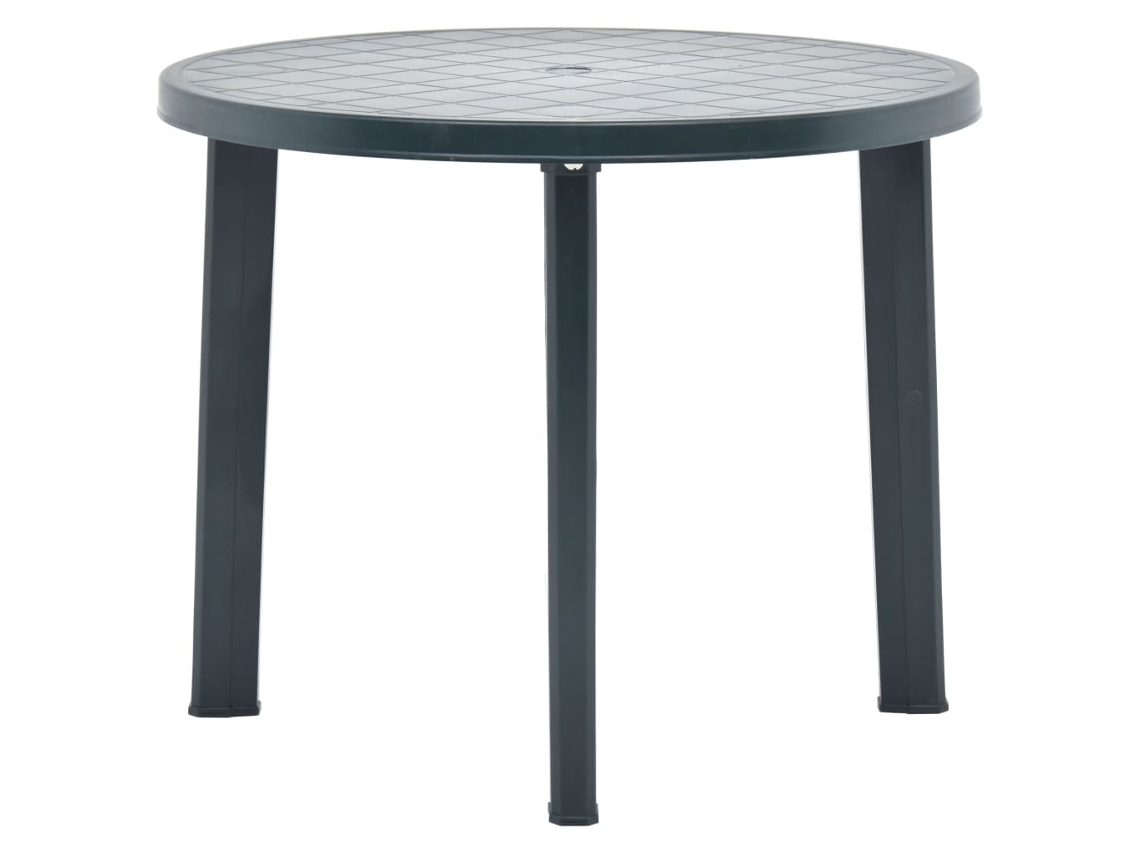 Vidaxl Mesa De Jardim 89 Cm Plástico Verde