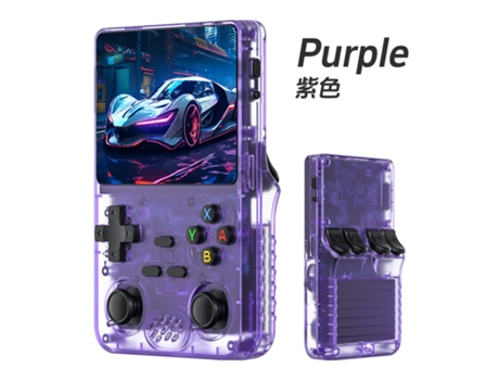 Roxo Console De Mão Retro Jogos Clássicos Rx6s