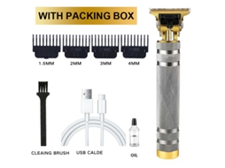 Máquina de Cortar Cabelo Ornamentada Aparador de Cabelo Sem Fio Profissional Aparador de Cabelo Elétrico Recarregável Usb Ga JEDBESETZT
