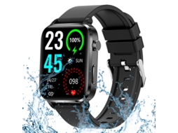 Relógio Inteligente Para Homem Mulher, Monitor De Frequência Cardíaca Sono, Modos Desporto, Rastreador De Atividade Impermeável