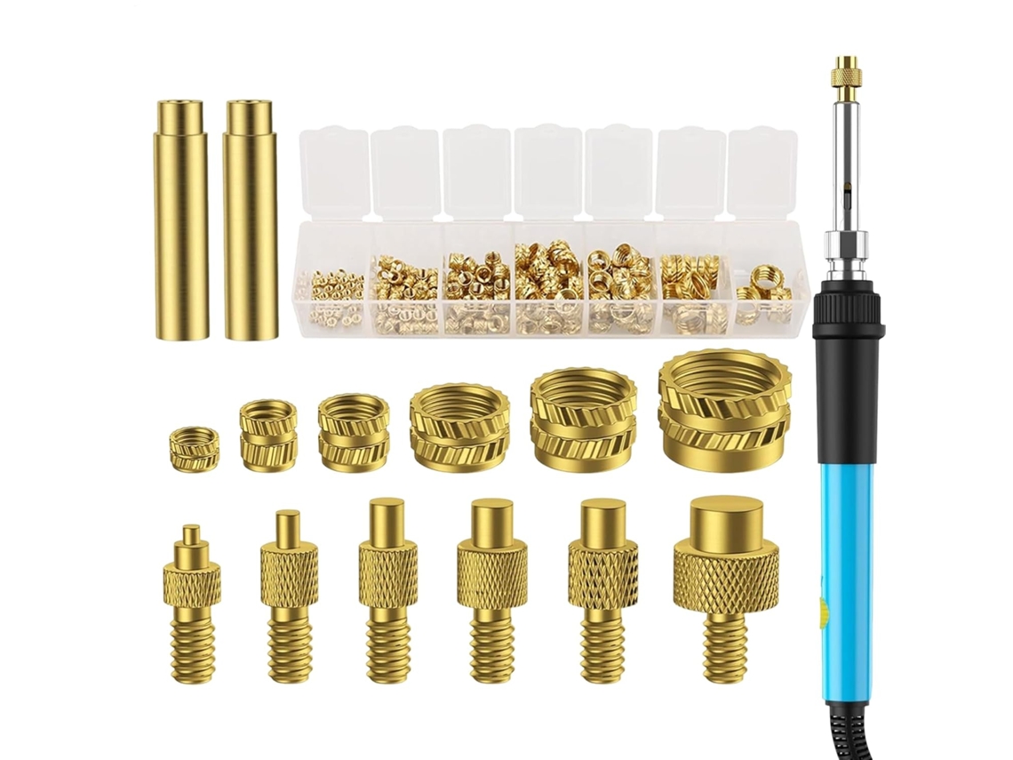 Kit de Soldagem com 6 Cabeçotes de Solda com Parafusos, CHABERLU