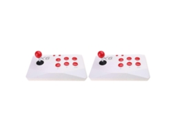 Console De Videogame Retrô Sem Fio Com 2600 Jogos, Suporta Joystick, Hdmi, Usb E Tv, Branco Ly Ebike