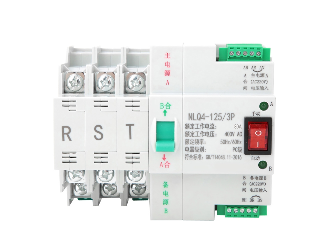 Interruptor de Transferência Automática de Dupla Potência 3p 400v 80a