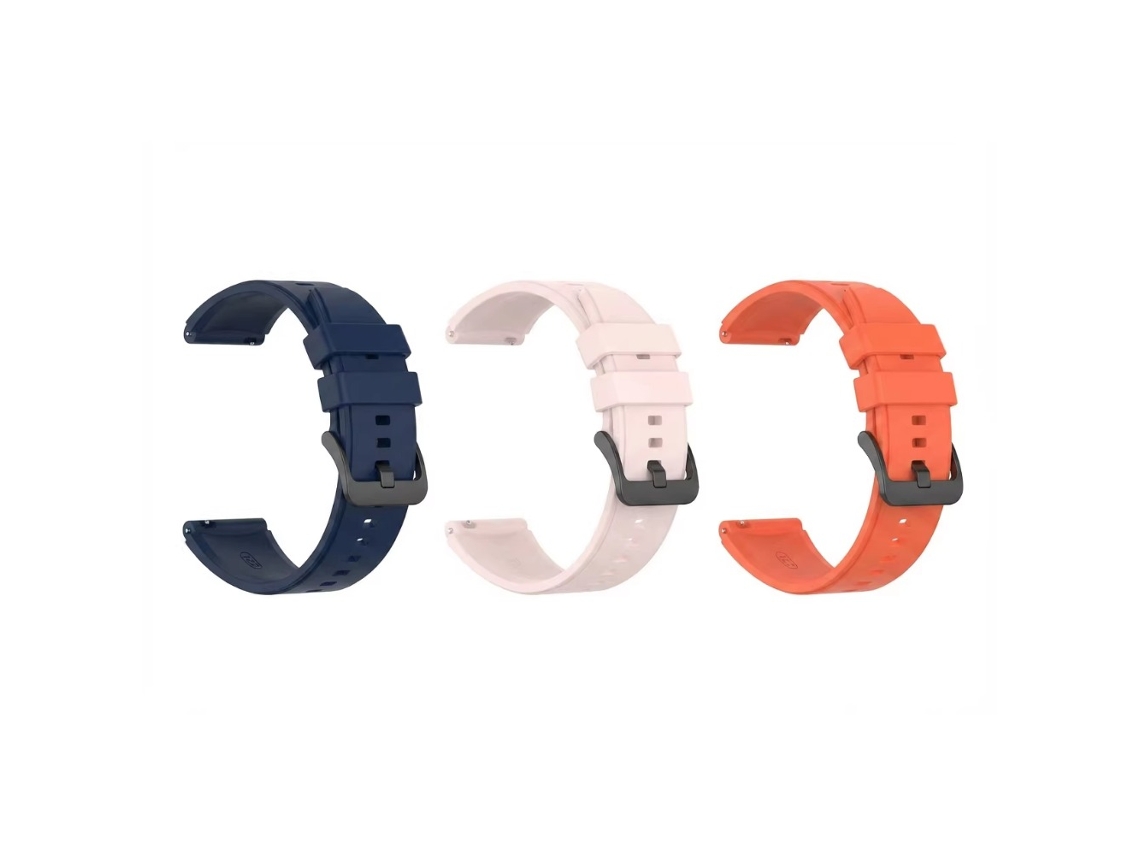 Bracelete De Relógio Digitallab Para Huawei Watch Gt2 Pro 22mm (silicone - 3pc)