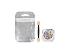 Polvo De Sombras De Ojos Colorido Brillo Cristal Destacado 10 Largo Duración Fácil De Usar