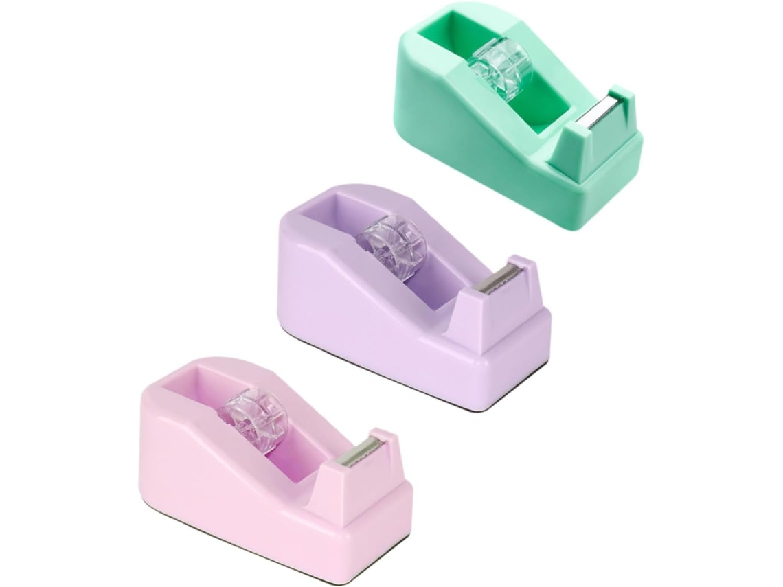 Dispensadores de adesivo de mesa Ultechnovo, práticos e elegantes, com bordas de plástico lisas, para decoração de mesas.