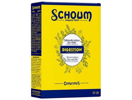 Digestão 30 comprimidos SCHOUM