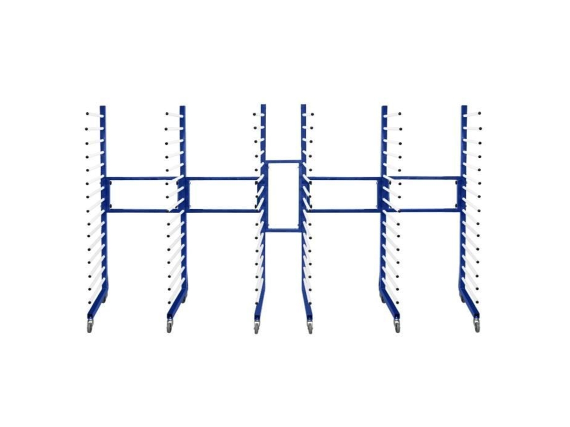 Carrinhos de Secagem - MONSTERSHOP - Combináveis x3 - Azul - Acessórios para Secadoras e Máquinas de Lavar