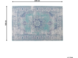 Tapete Almus (Azul - Algodão - 230x160x1 cm)