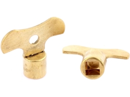 Botão de Torneira Pia Cozinha com Chave para Orifício Quadrado 7mm 2 Peças CHABERLU