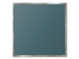 Quadro magnético de parede azul marinho vibrante para quarto Espelharte (50x50 cm)