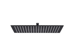 Vidaxl Cabeça De Chuveiro Quadrada 50x50 Cm Aço Inoxidável Preto