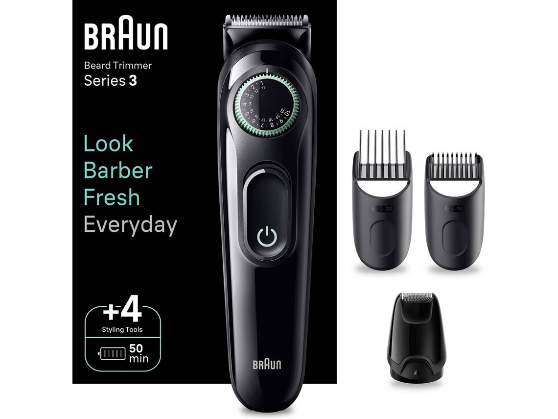 Aparador de Barba BRAUN 3 BT3421 (Autonomia 50 min)