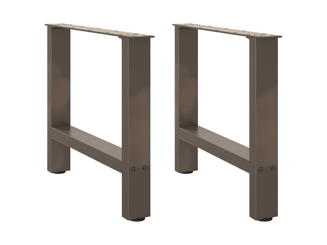 Coffee Table Leg, Coffee Table Legs Vidaxl Cinzeto Aço (60 X (42-43) Cm)