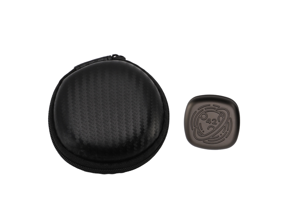 Walshlxq brinquedo Deslizador de Cartão Metálico para Aliviar o Estresse Descompressão Sensorial Portátil para Dedos Prata Preto