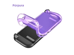 (roxo) Switch 2 - Capa Protetora Transparente - Resistente A Arranhões, À Prova De Choque E Com Design Ergonômico Para Uma Pegada Confortável.