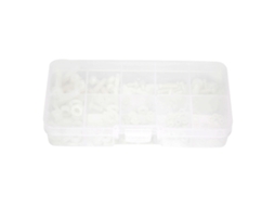 Kit De Parafusos De Nylon Com Arruelas Hexagonais M2-m5, 150 Peças, Isolamento, Suprimentos Industriais