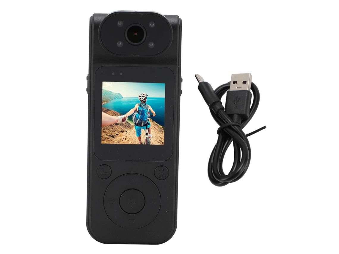 Back Clip Camcorder 2k 1.5 Inch Screen Magnetic Wearable Camera 180 Degree Rotatable Lens Body Worn Cam LAXISCREED