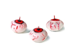 Laxiscreed Conjunto De 3 Decorações De Halloween Com Velas De Olho Para Festa