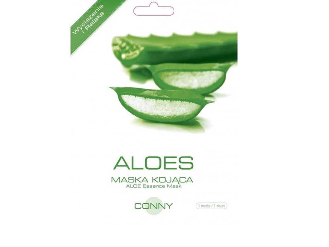 CONNY Aloe Essence máscara calma e relaxar na calmante máscara lona Aloe 23g