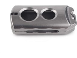 Cnaloo12 Carcaça De Alumínio Para Controle Remoto Yamaha Nvx 125 155 2015-2018, Cor Café