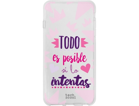 Capa Asus Zenfone 4 Pro ZS551KL TECHCOOL Todo es posible Rosa