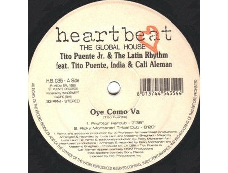 Vinil Oye Como Va Heartbeat