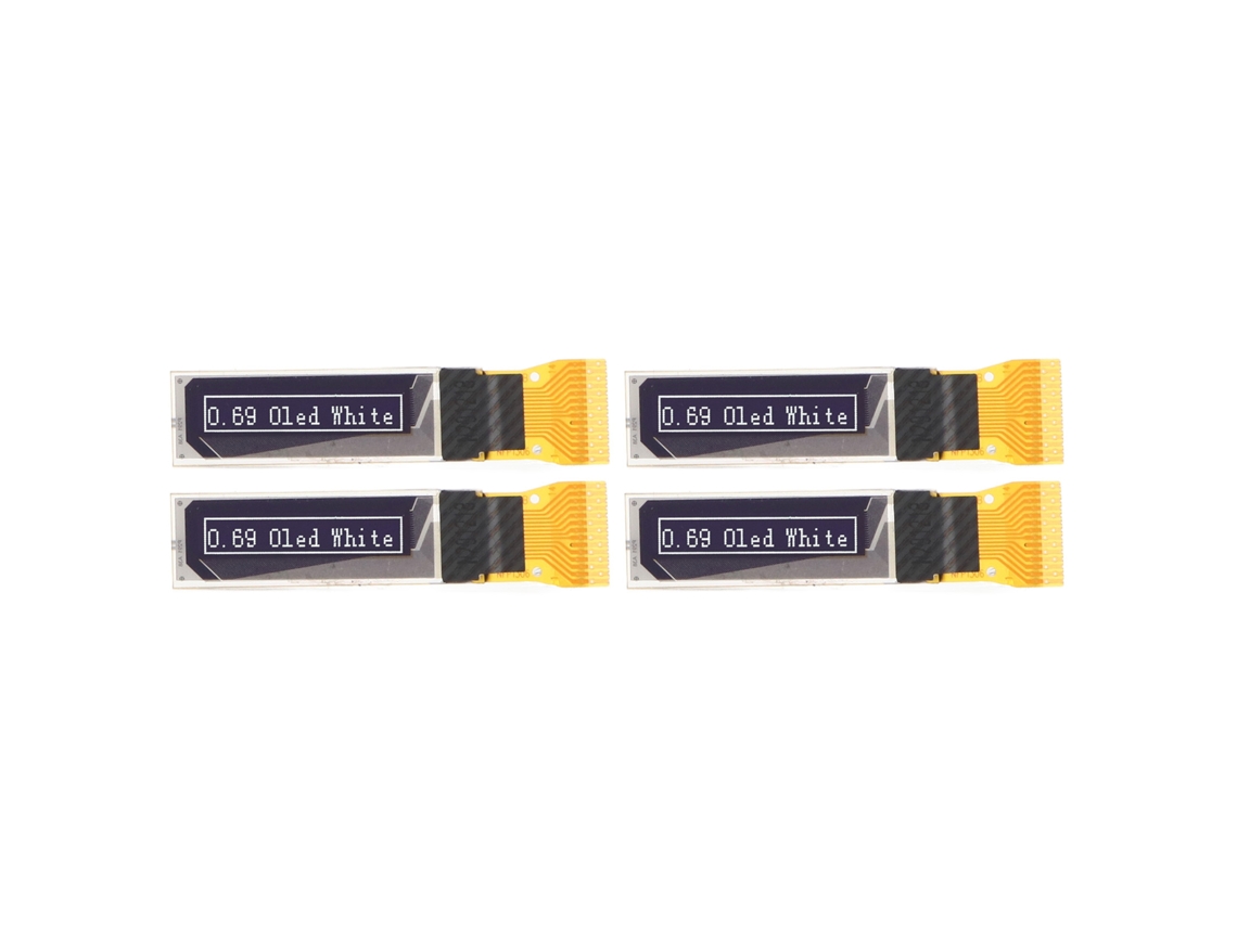 Kit 4 Módulos Lcd Display Digital 0.69 Spi Iic