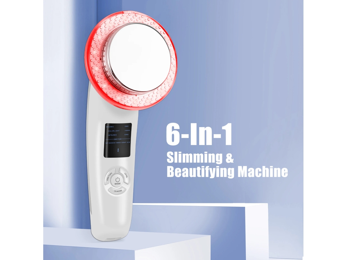 Massageador Corporal Emagrecedor Ems, Máquina De Cavitação Ultrassônica, Queimador De Gordura, Terapia 3 Em 1, Branco SUNNY SPACES