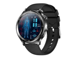 Relógio Inteligente (vinil) Com Monitoramento De Frequência Cardíaca, Sono E Glicemia, Funções Esportivas, Microavaliação De Saúde E Bluetooth.
