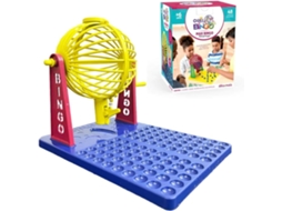 Jogo Bingo 12 Cartelas Com Globo Giratório 90 Bolinhas Brinquedo Para Evento Festa Gokoco