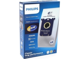 Sacos de aspirador clássicos S-bag de 4 para aspirador Philips - 3665392298014