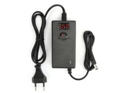 Fonte de Alimentação Regulada Ajustável 3 12v 3a com Tela Lcd e Controlador de Velocidade