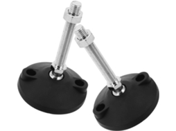 Pé Nivelador Para Móveis Sewacc M14x100 Em Nylon E Ferro, 2 Peças