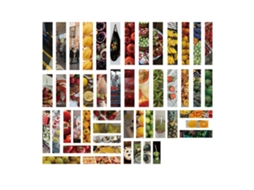 100pcs Adesivo Scrapbook Estilo Coreano Aesthetic Decorativo para Diário Notebook Frutas Autoadesivo com S/MARCA