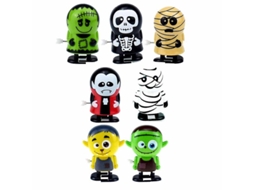 7 Peças de Brinquedos de Halloween para Decorações de Halloween ALLINLESS