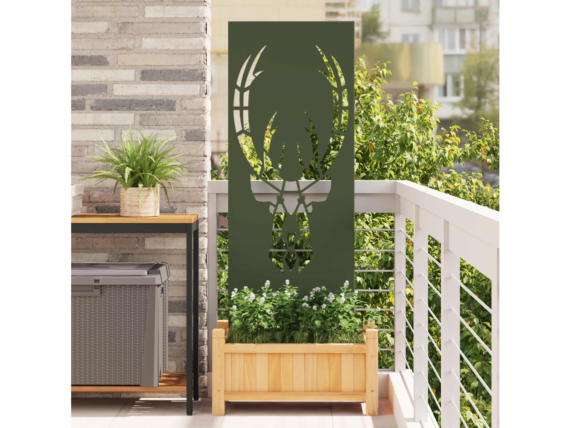 Vidaxl Tela De Privacidade Para Jardim Verde-oliva 50 X 140 Cm