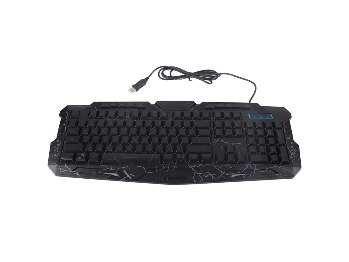 Aetheria teclado Gamer com Fio 104 Teclas Retroiluminação 3 Cores Ajustável para Win7/8/vista/xp/2000/osx 10.2