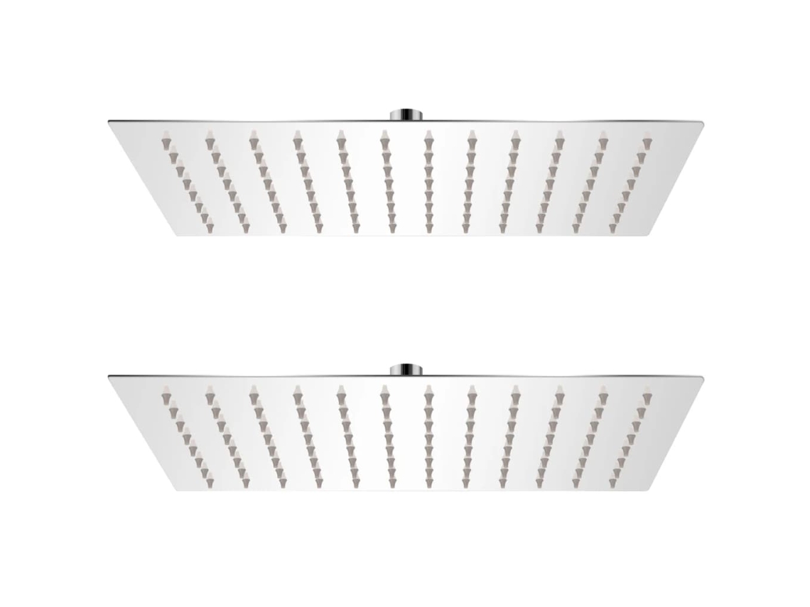 Vidaxl Cabeça De Chuveiro 2 Pcs Aço Inoxidável 20x30 Cm