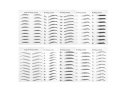 10pcs Adesivos De Tatuagens De Sobrancelha Allinless