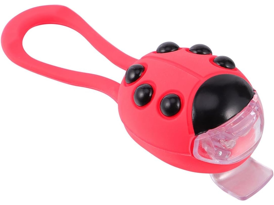 Luz Led Vermelha Para Bicicleta, À Prova D'água Em Abs E Silicone,