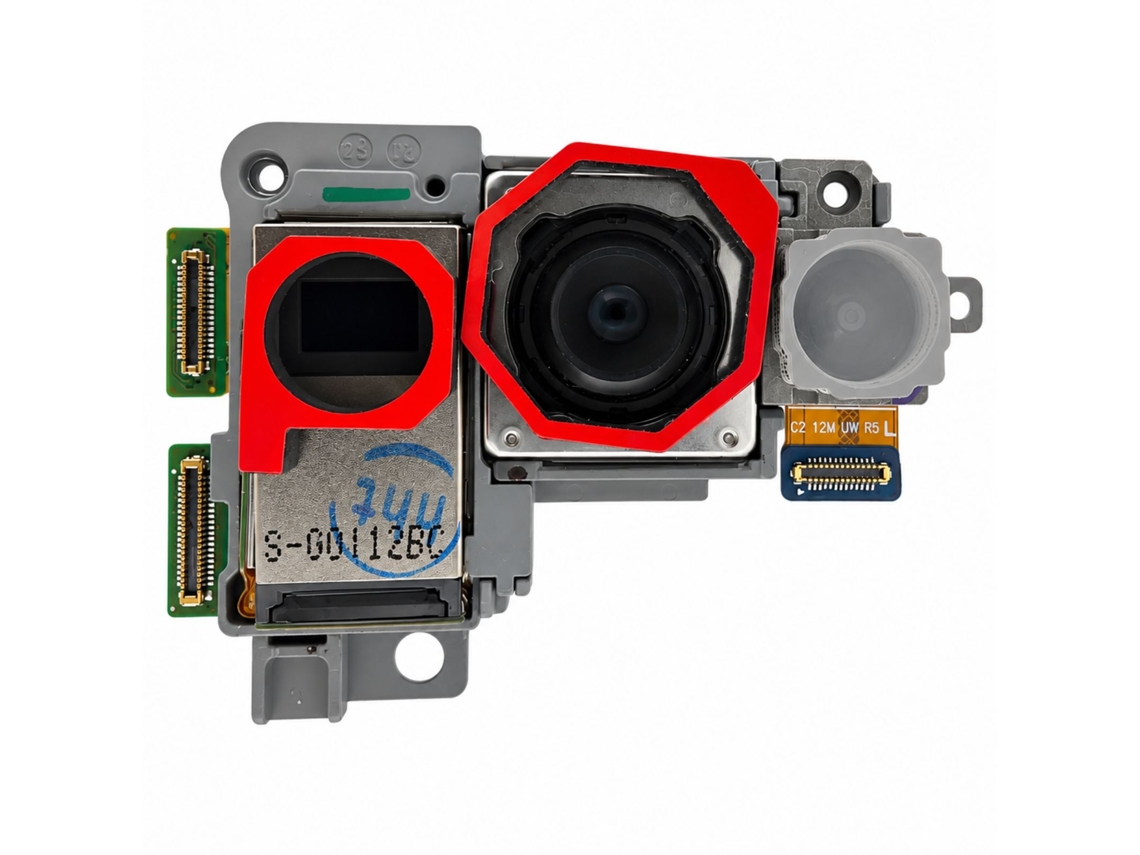 Módulo De Câmara Traseira Para Galaxy Note 20 Ultra Triplo Sensor