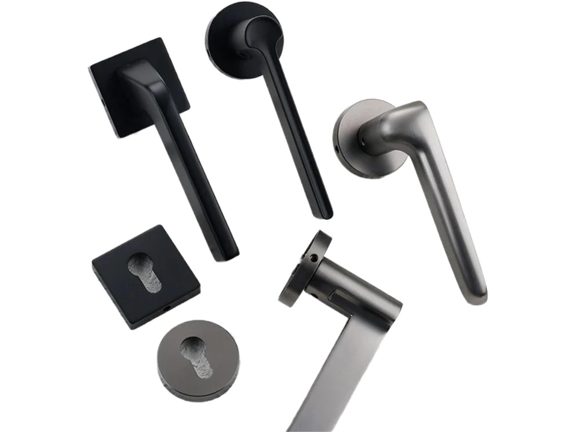 Fechadura De Porta Silenciosa Moderna 1 Unidade, Fechadura Para Porta De Quarto Interna Com Chave, Fechadura Simples