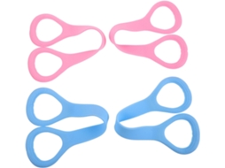 Conjunto De 4 Faixas Elásticas Resistência Para Yoga, Com Formatos Especiais, Homens E Mulheres Ideais
