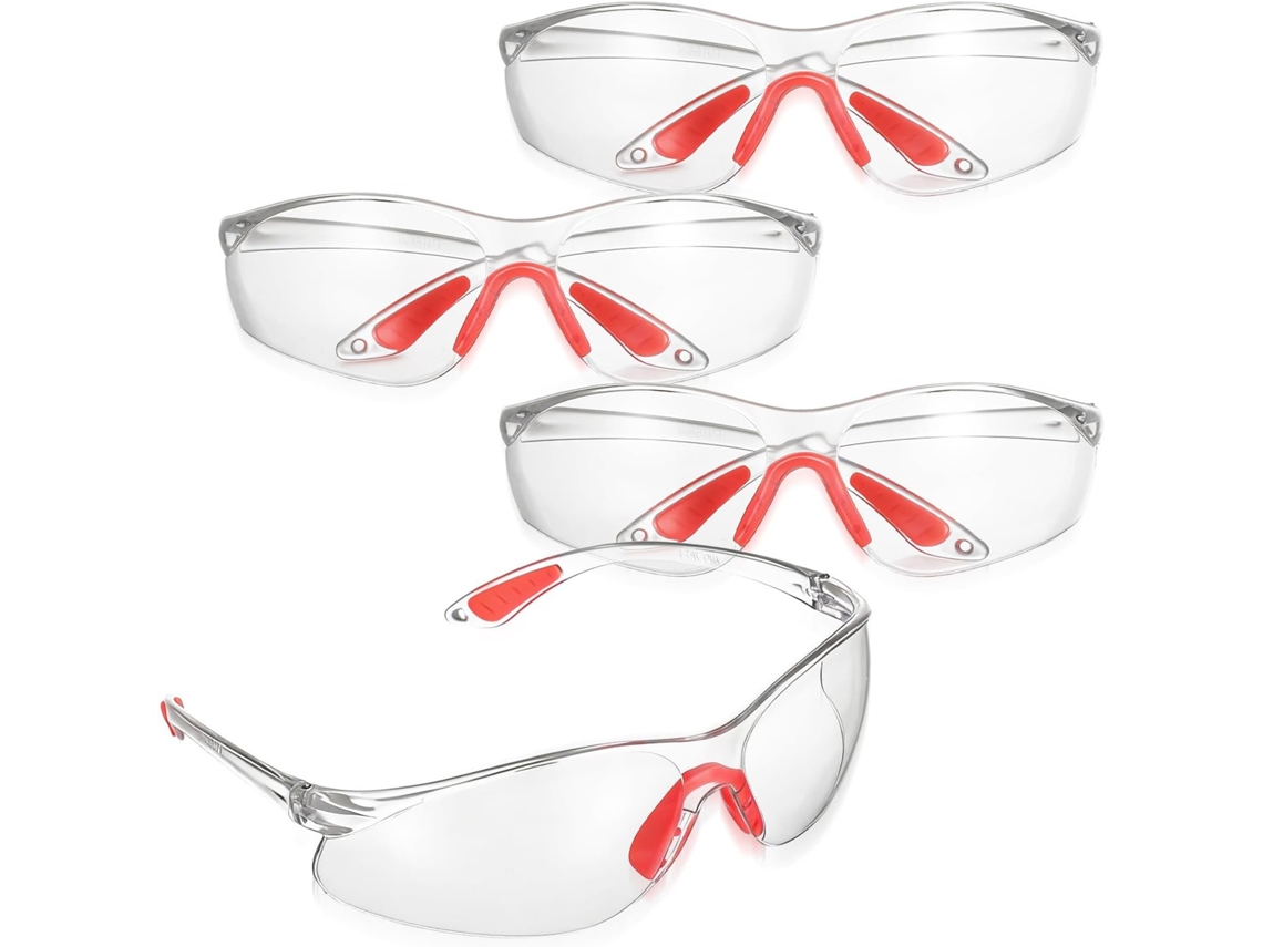 Óculos De Silicone Elegantes, Robustos E Resistentes, Conjunto De 4 Peças.