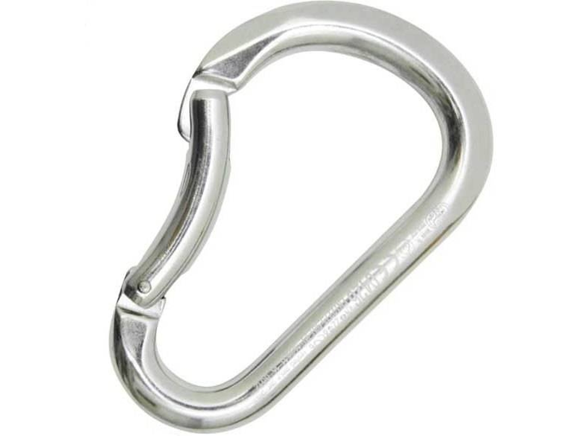 Mosquetão De Escalada KONG Paddle Bent Gate (Prateado - 116mm)