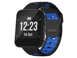 Bracelete para Garmin Ocean Silicone Bicolor Fivela Dupla Cinza e Preto XIAOMOYU (26mm)